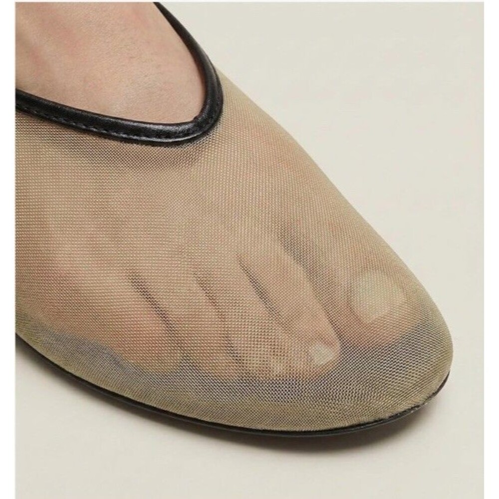 Mesh Ballet Flats for Women Round Toe Slip On Ballerina Mary Jane Shoes Size 8.5 - Picture 3 of 10